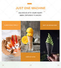 Commerciële Mini Cone Maker Ice Cream-Kegelmachine