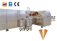 Automatische gerolde van de de Productielijnroomijs van de Suikerkegel Industriële het Bakken Wafelkegel die Machine maken