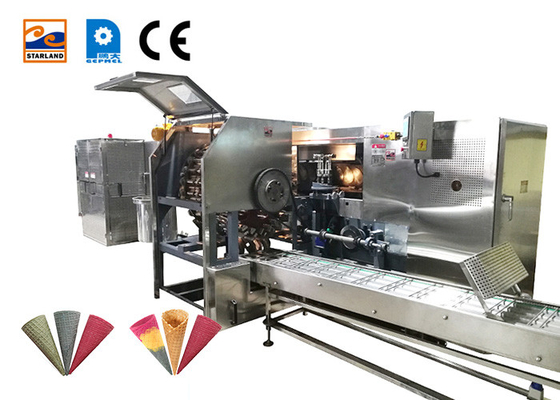 5200 stks / Uur Suiker Kegel Making Machine Industriële Ijs Kegel Productielijn