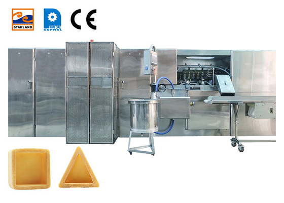 380V de Machineroestvrij staal Scherpe Shell Processing Line van het koekjesbaksel