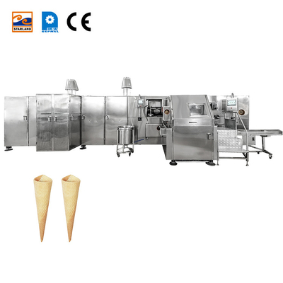Commerciële 2,0 pk roestvrij staal 380V/220V automatische Barquillo kegel maken machine