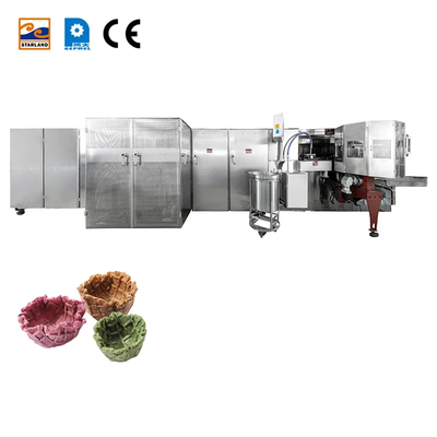 Volledig automatische PLC-controle verstelbare automatische wafelmandmachine