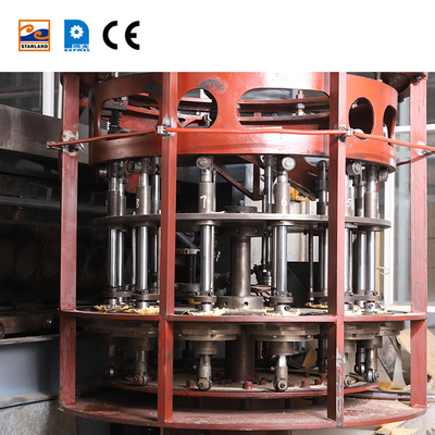 Automatische koekjes maken machines Wafelmand productielijn met PLC-besturing en 2,0 pk motor