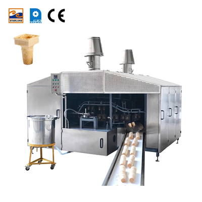 0.75kw hoofdmotor specificatie automatische wafer kegel productielijn met CE