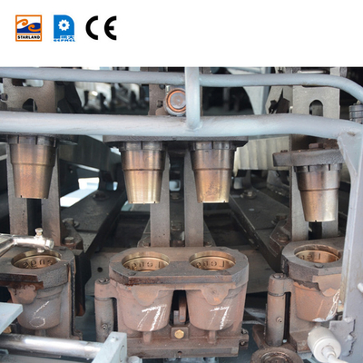 0.75kw hoofdmotor specificatie automatische wafer kegel productielijn met CE