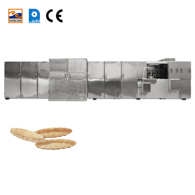 Automatische PLC-controle roestvrij staal Monaka Wafer Oven Productielijn