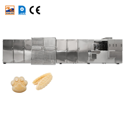 Volledig automatische PLC-temperatuurcontrole Digitaal display Monaka Wafer Productielijn