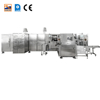 220v/380v Op maat gemaakte videotechnische ondersteuning Barquillo Cone Assembly Line