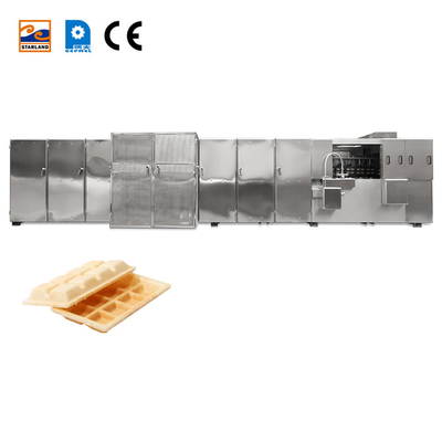PLC-gecontroleerde automatische Monaka wafer biscuits productielijn voor 380V/220V spanning
