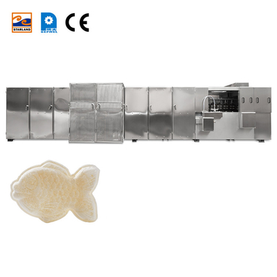 Machines voor het maken van koekjes met automatische instelbare capaciteit voor de productie van snacks van roestvrij staal