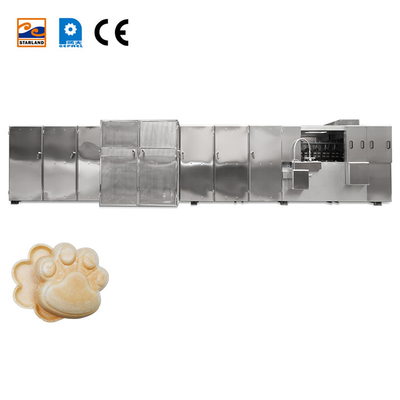 Automatische Monaka-waferproductielijn van roestvrij staal Voedselverwerkingsmachine voor een soepele productie