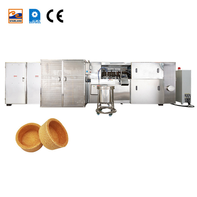 PLC-gecontroleerde automatische roestvrijstalen Deluxe Tart Shell Productielijn