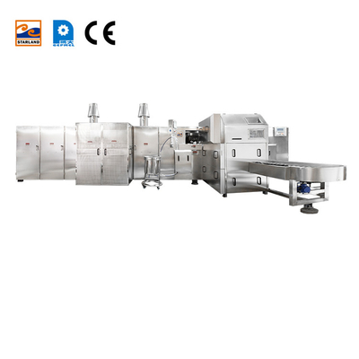 Automatische suikerconusmachine Gasverwarming PLC-besturingssysteem Oven