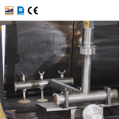 Automatische suikerconusmachine Gasverwarming PLC-besturingssysteem Oven
