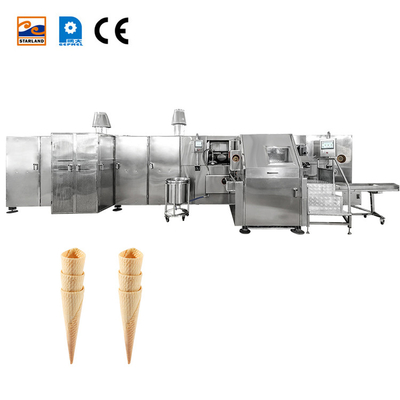 Commerciële automatische Barquillo Cone Productie Lijn sneeuwconus machine