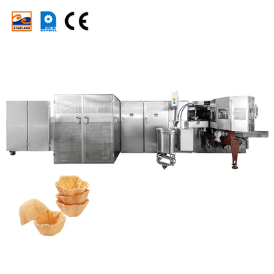 Automatische wafelmandmachine met geavanceerd PLC-besturingssysteem