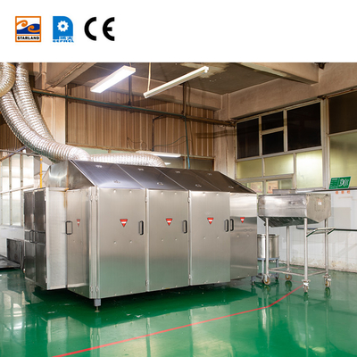 PLC-besturingssysteem Wafer Cone Productielijn met op maat gemaakte video-technische ondersteuning na service