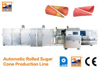 De duurzame Productielijn van de Suikerkegel/Industriële Roomijsmaker 7000L*2400W*1800H