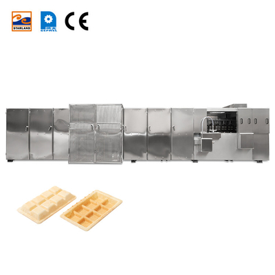 Aanpasbare Monaka-waferproductielijn met 2.0 pk hoofdmotor en PLC-besturingssysteem