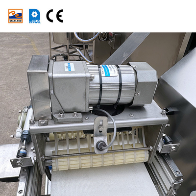 PLC-gecontroleerde productielijn voor eierenrol 1.5 kW automatische wafelsrol voor bakmachine