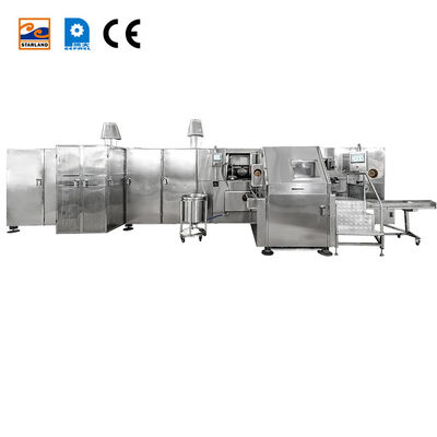 2.0 PK Hoofdmotor Barquillo Cone Productielijn Volautomatisch