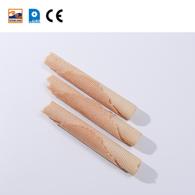 Automatische werkwijze Productielijn voor eierenrolletjes Wafelrolletjes maken