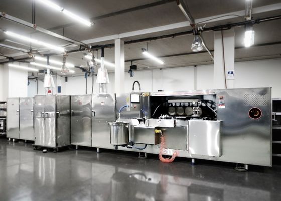 Video-technische ondersteuning en automatische productie wafer biscuit maker