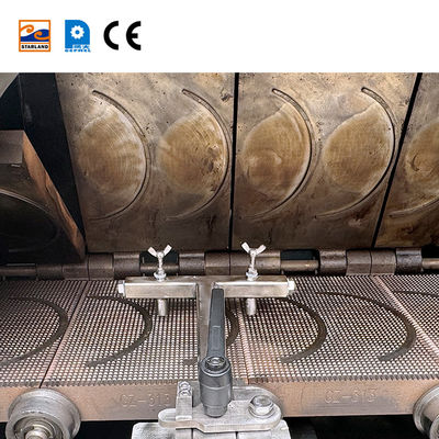 Fabrieksmatige directe verkoop roestvrijstalen automatische wafelrolproductielijn met CE