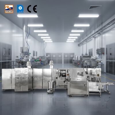 Montagelijn Barquillo Cone Productielijn ontworpen voor de productie van Barquillo Cone die hoge capaciteit en werking garandeert