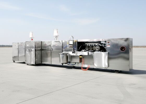 Video Technical Support Wafer Biscuit Production Line Including Gas Temperature Control Digital Display Ensuring Wafer Biscuit Output