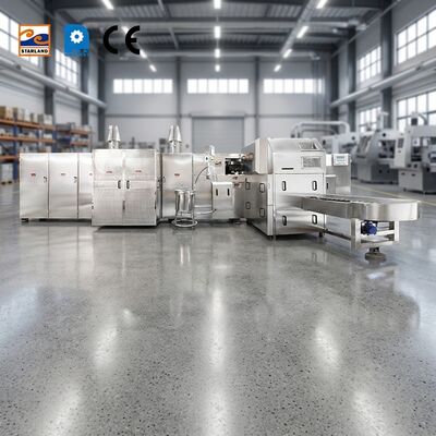 Capaciteit 2000 PCS Roller Sugar Cone Productie Lijn Volledig automatisch 1.1KW Gemakkelijk te installeren en gebruikersvriendelijk interface