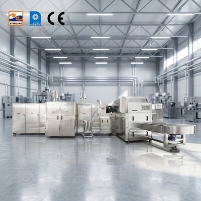 Productie van ijskegelwalsmachine Spanning 220V380V Bediening met minimale onderhoudsvereisten