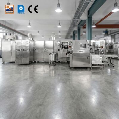 Volledig automatische assemblagelijn Baquillo Cone Productielijn Gebouwd voor voedsel ijs Levering van productie en stabiel product
