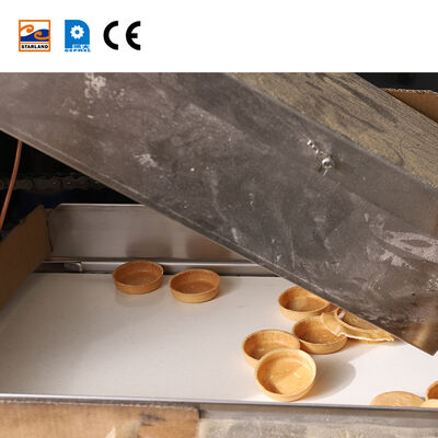 Automatische wafelmandproductielijn met behulp van PLC-besturingssysteem en hoofdmotorspecificatie voor consistente output