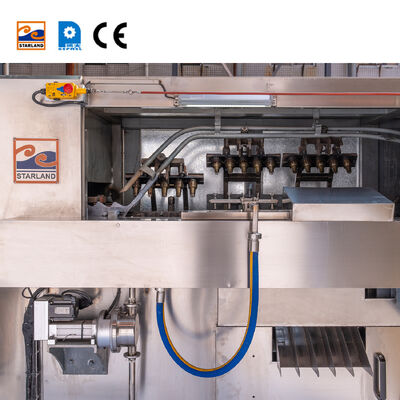 Wafer Cone-productielijn die een stabiel en continu productieproces biedt met nauwkeurige temperatuur- en timingcontrole