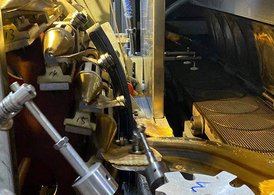 39 het bakken Platen 7m snakken de Gedrukte Productielijn van de Wafeltjekom