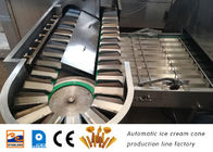 De automatische directe de productielijnfabrikanten van de roomijskegel kunnen de aangepaste kegel van het grootteroomijs zijn makend machine
