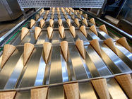 Roestvrij staal Automatische Snack die Machine 2200pcs/Uur 0.75kw maken