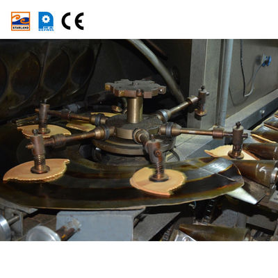 55 het bakken het Staalstructuur van Sugar Cone Making Machine Sturdy van het Platenbroodje