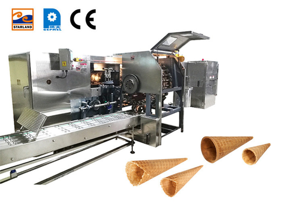 4.0hp Sugar Cone Production Line 89 Stukken het Bakken van 320* 240mm Malplaatje