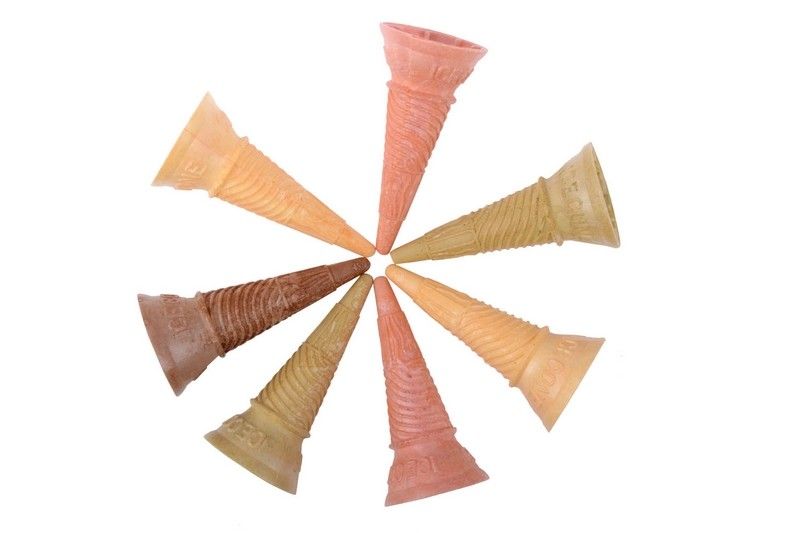 Multi de Wafelkegel van het Kleurenroomijs voor Winkel/Opslag, Ce-Certificatie