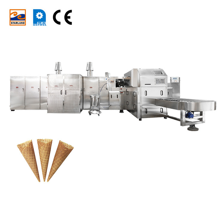Het Bakken van 1.5KW 89 Platenkegel die het Broodje Sugar Cone Production Line maken van het Machineroestvrije staal