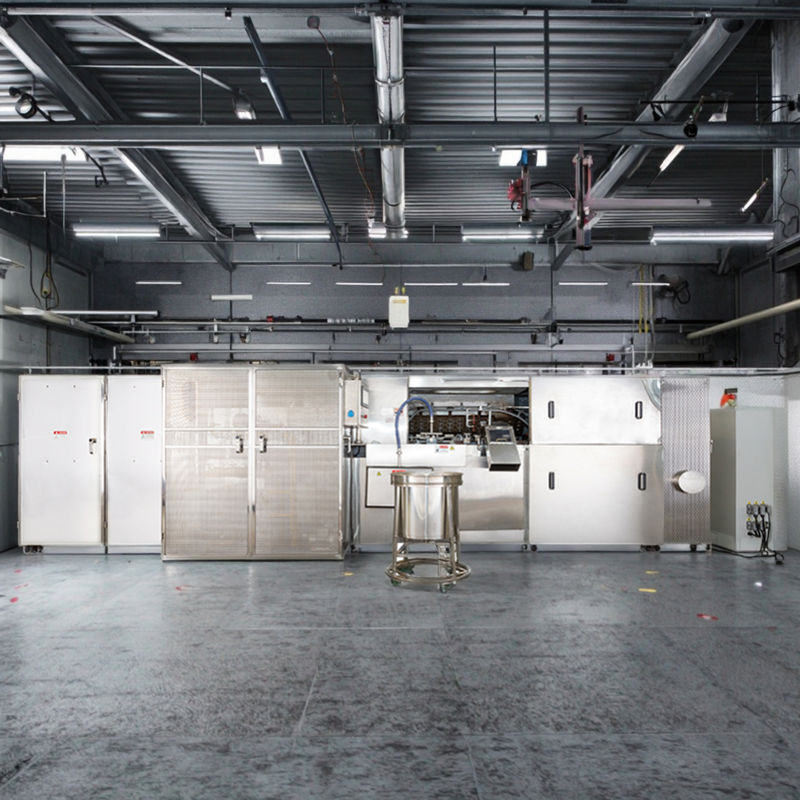 Aanpasbare productielijn voor taartbodems, koekjesbakmachine