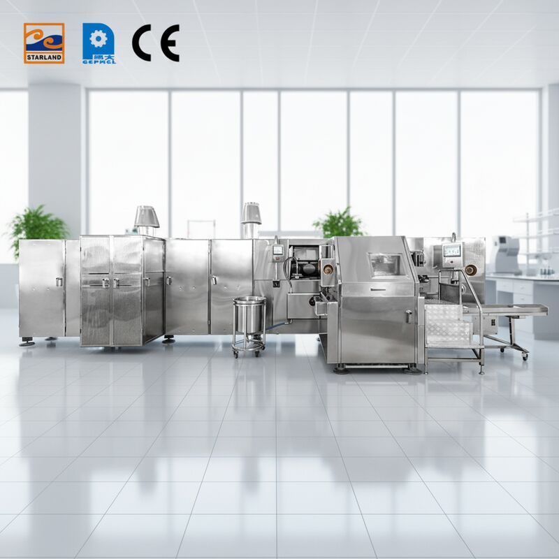 Roller Sugar Cone Production Line 1.5KW Perfecte oplossing voor geautomatiseerde Barquillo Cone productie