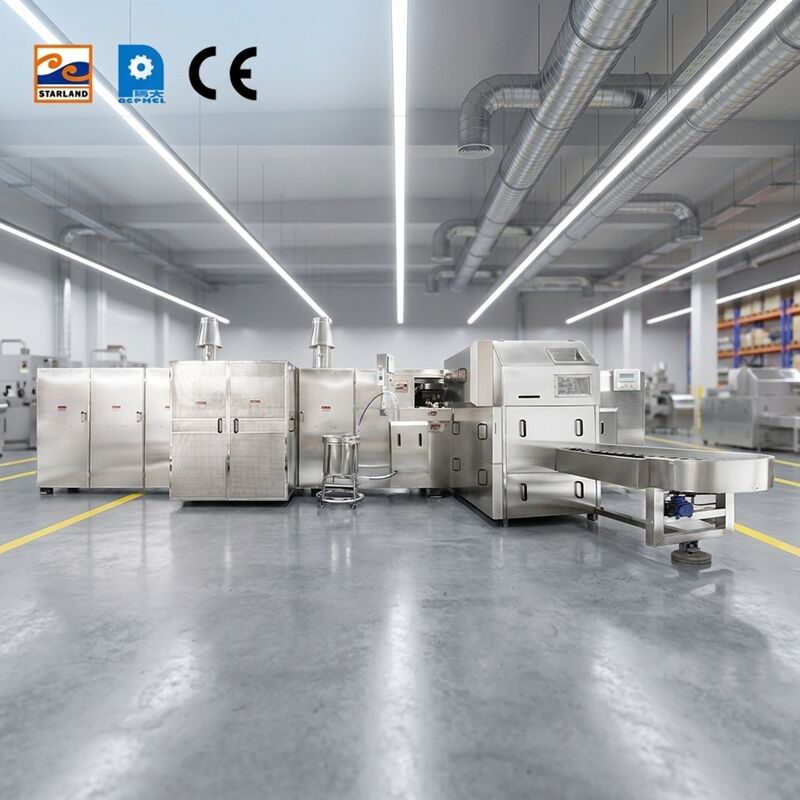 Industriële assemblagelijn Productielijn voor rolsuikerconen voor grootschalige productie