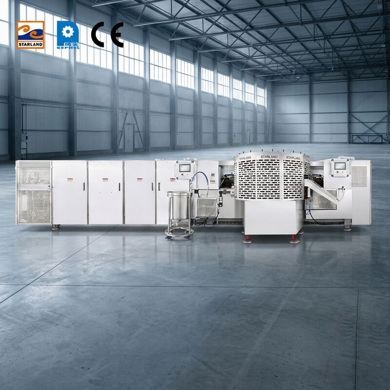 Productielijn voor wafelmanden met hoge capaciteit Innovatieve technologie voor gestroomlijnde productieactiviteiten voor wafelmanden