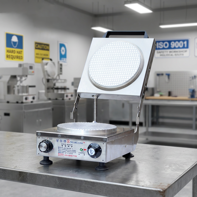 220V roestvrij staal automatische kegel maken machine Makkelijk onderhoud