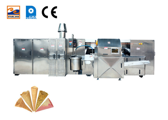 5kg/Uur Sugar Cone Production Line Cone die Machine met 51 het Bakken Platen maken