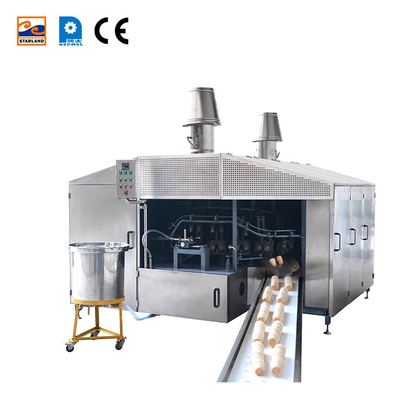 Vlekvrye staal wafer kegelmaker met digitale display en temperatuurcontrole technologie