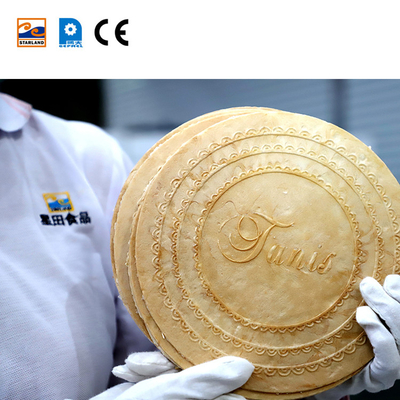Gas aangedreven wafer biscuits productielijn met automatische functie en PLC besturingssysteem